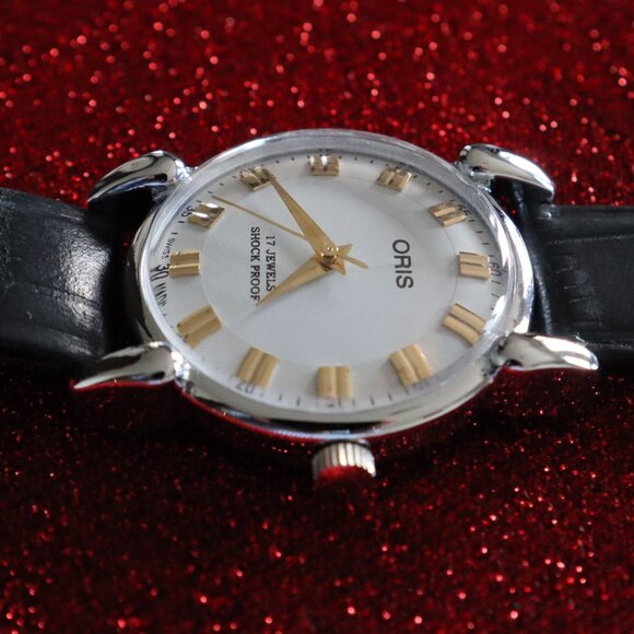 Vintage Oris AM044 Swiss-made, professionally refurbished: 17‑Jewel Manual Wind - Picture 6 of 9